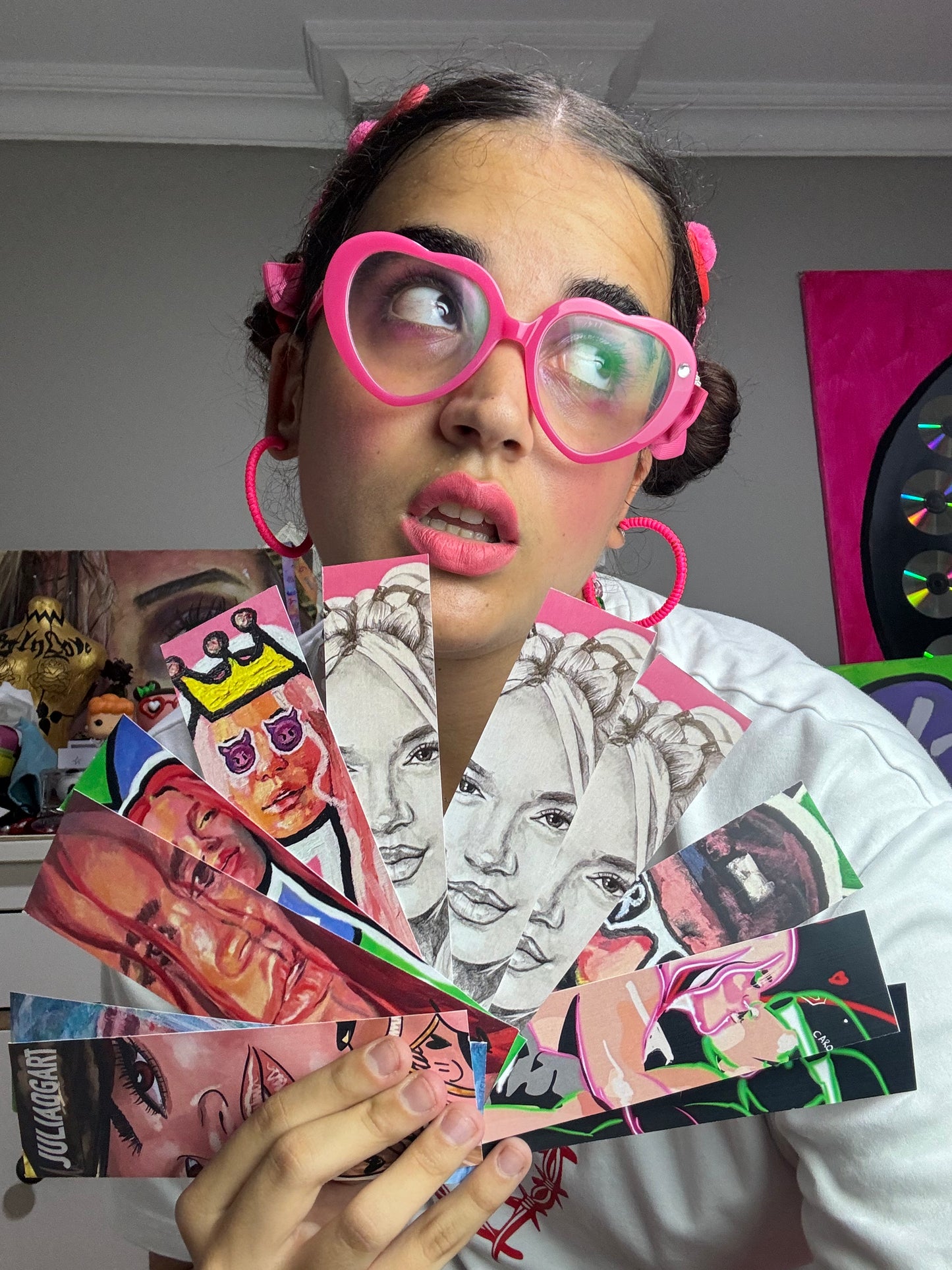 Marcapáginas Karol G - Pink