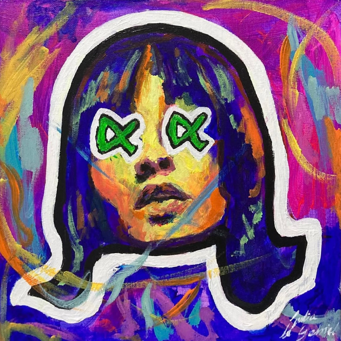 ORIGINAL - Cuadro Aitana Alpha