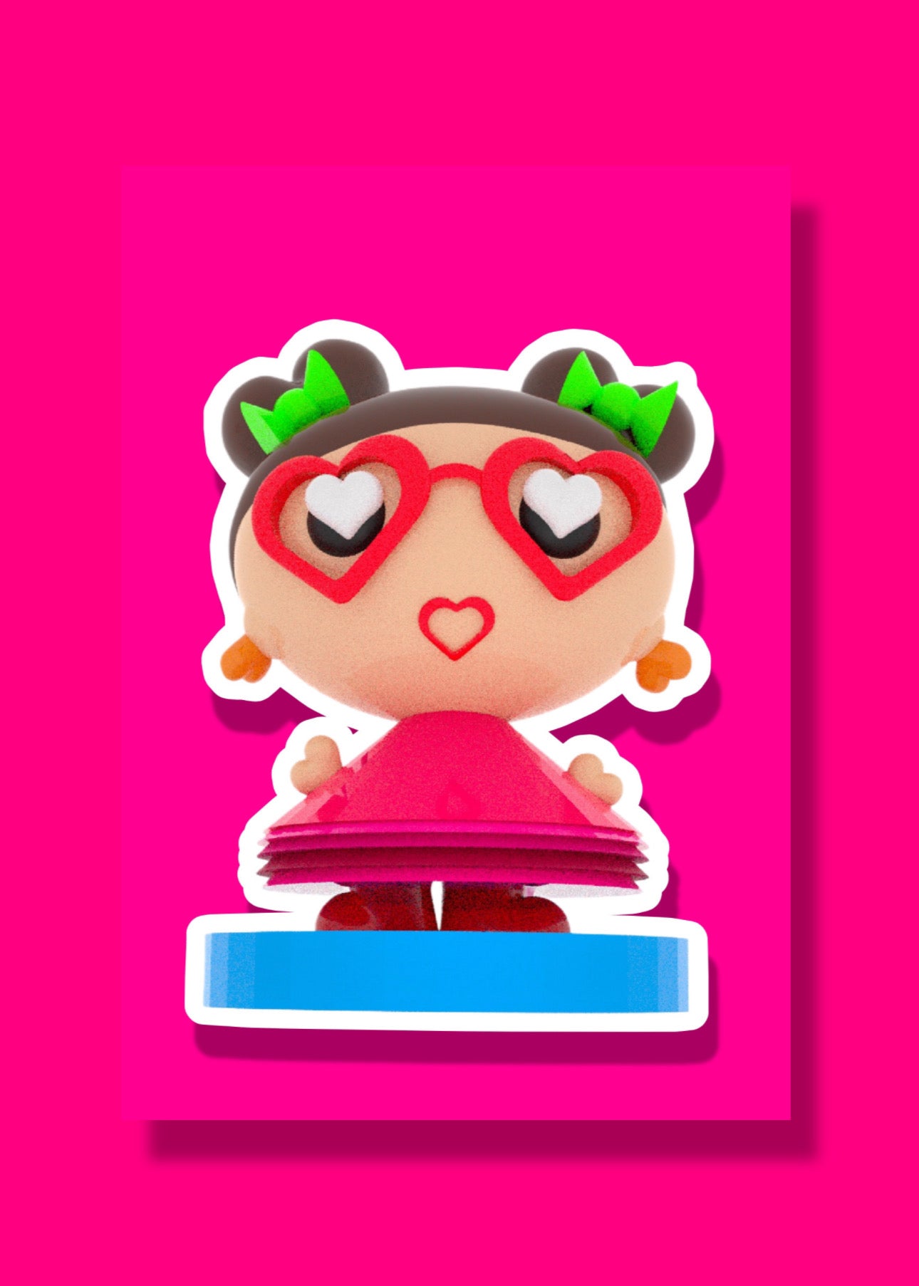 Lámina Julia de Gabriel - Muñequita Rosa