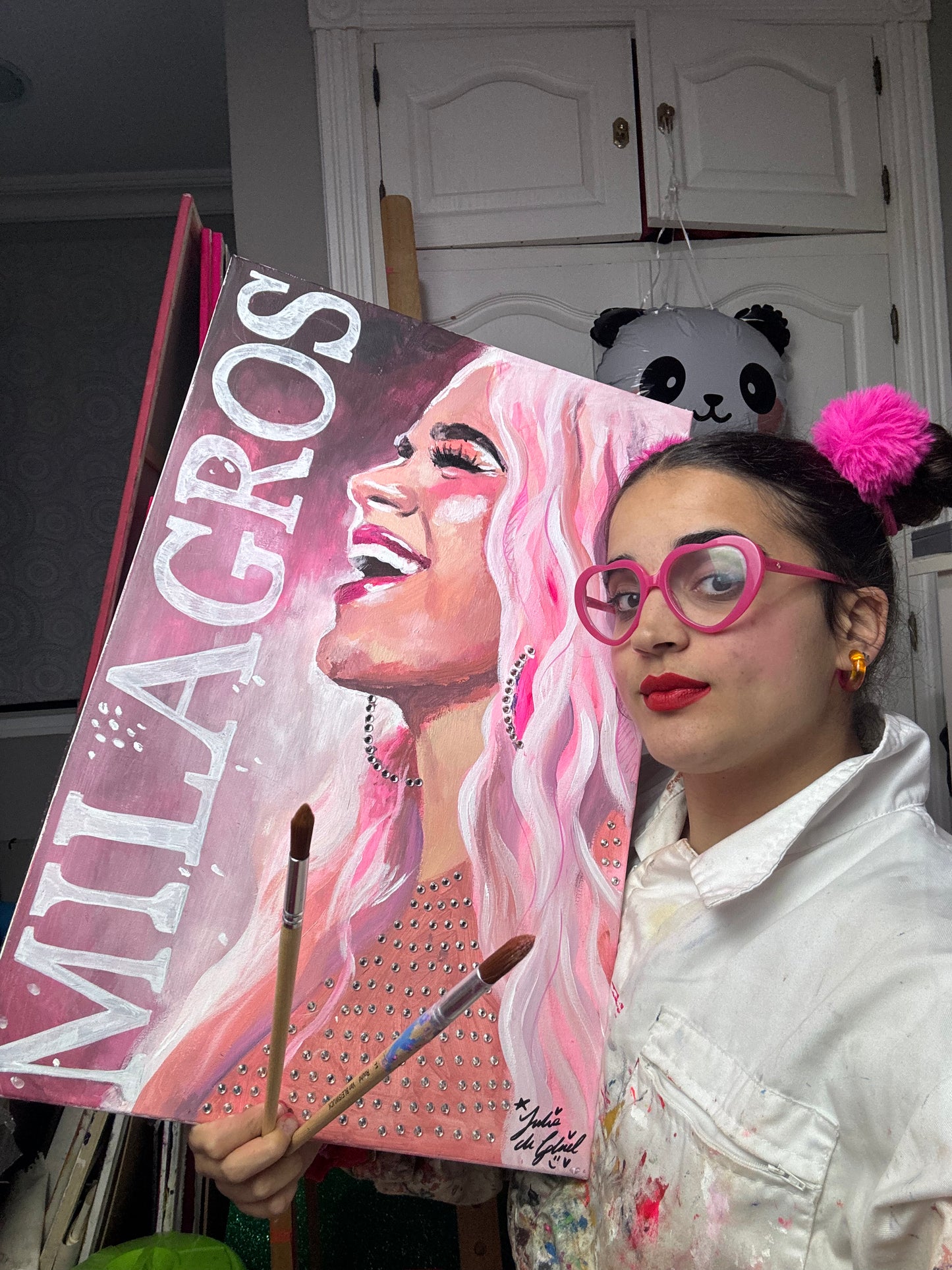 CUADRO ORIGINAL - "MILAGROS" KAROL G