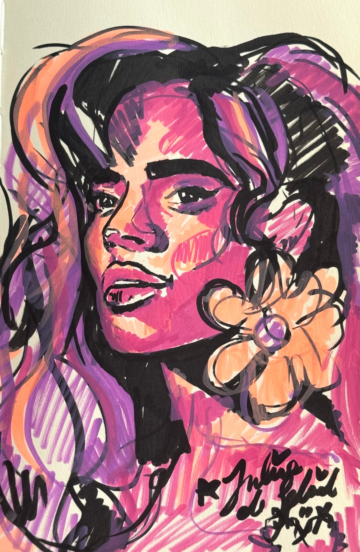 DIBUJO A ROTULADORES PERSONALIZADO