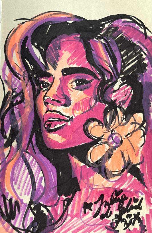 DIBUJO A ROTULADORES PERSONALIZADO