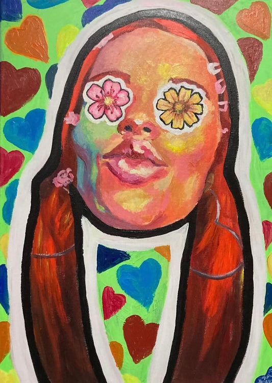 Lámina - Karol G MSB Flores