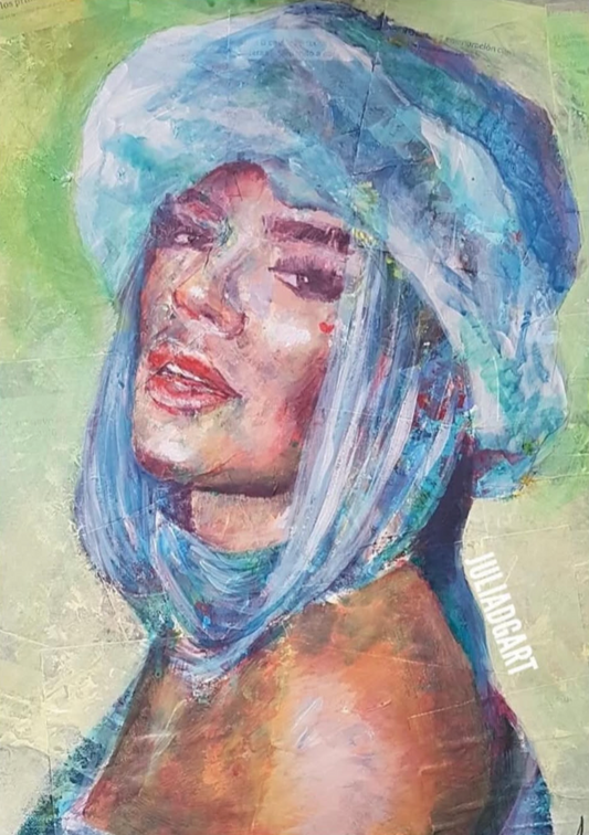 Lámina Karol G - Azul KG0516