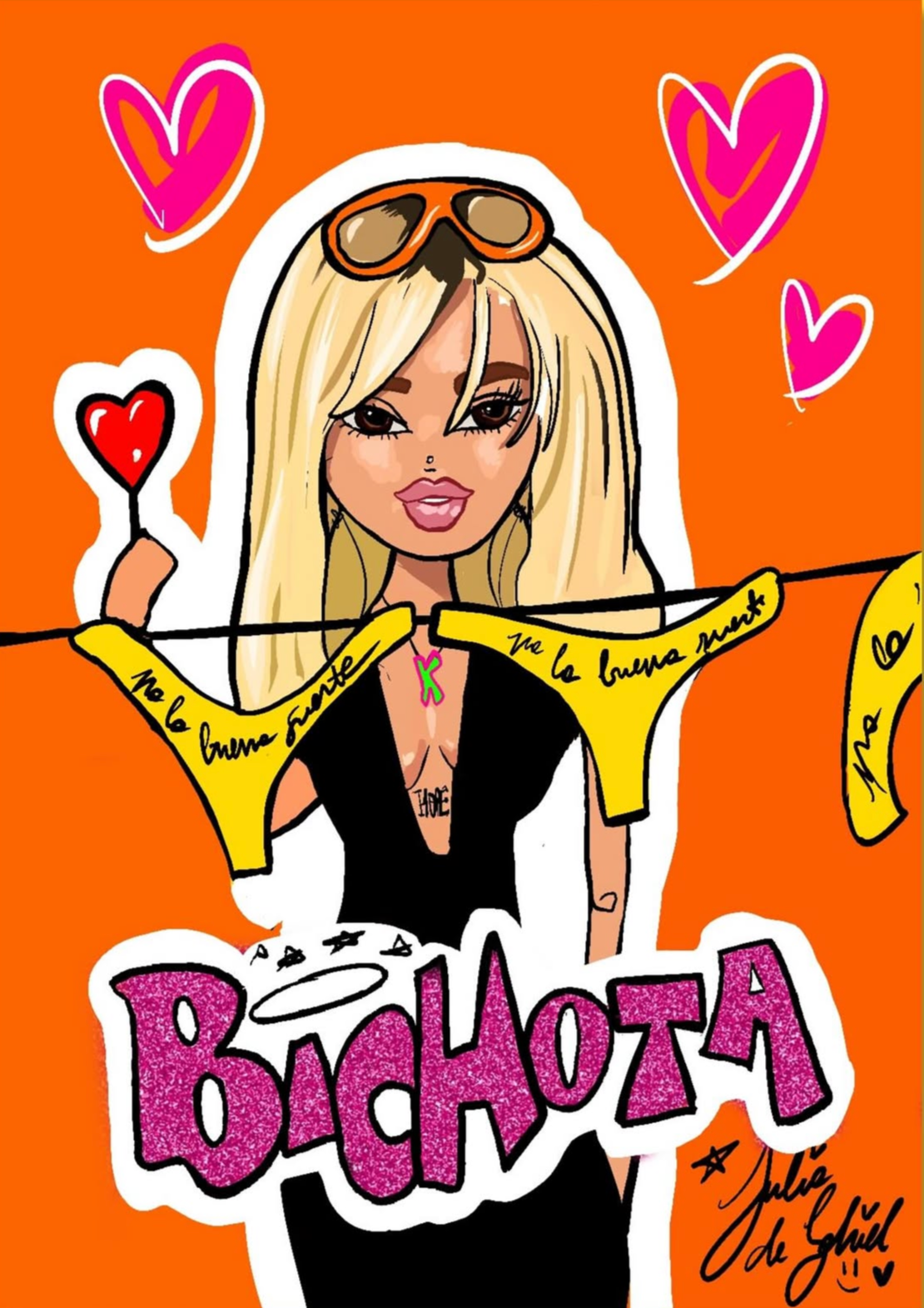 Lámina Karol G Bratz