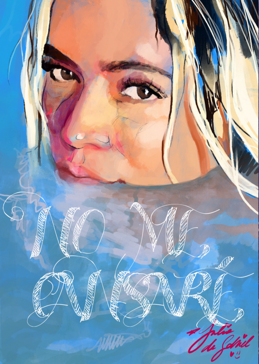 Lámina Karol G No Me Cansaré