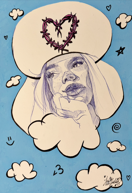 ORIGINAL - DIBUJO KAROL G NUBE