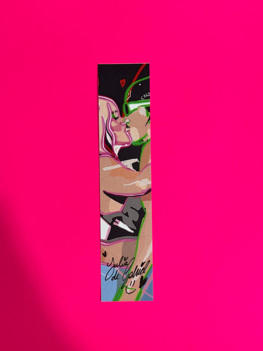 Marcapáginas Karol G - Feid 🩷💚